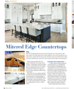 Mitered-Edge Countertops